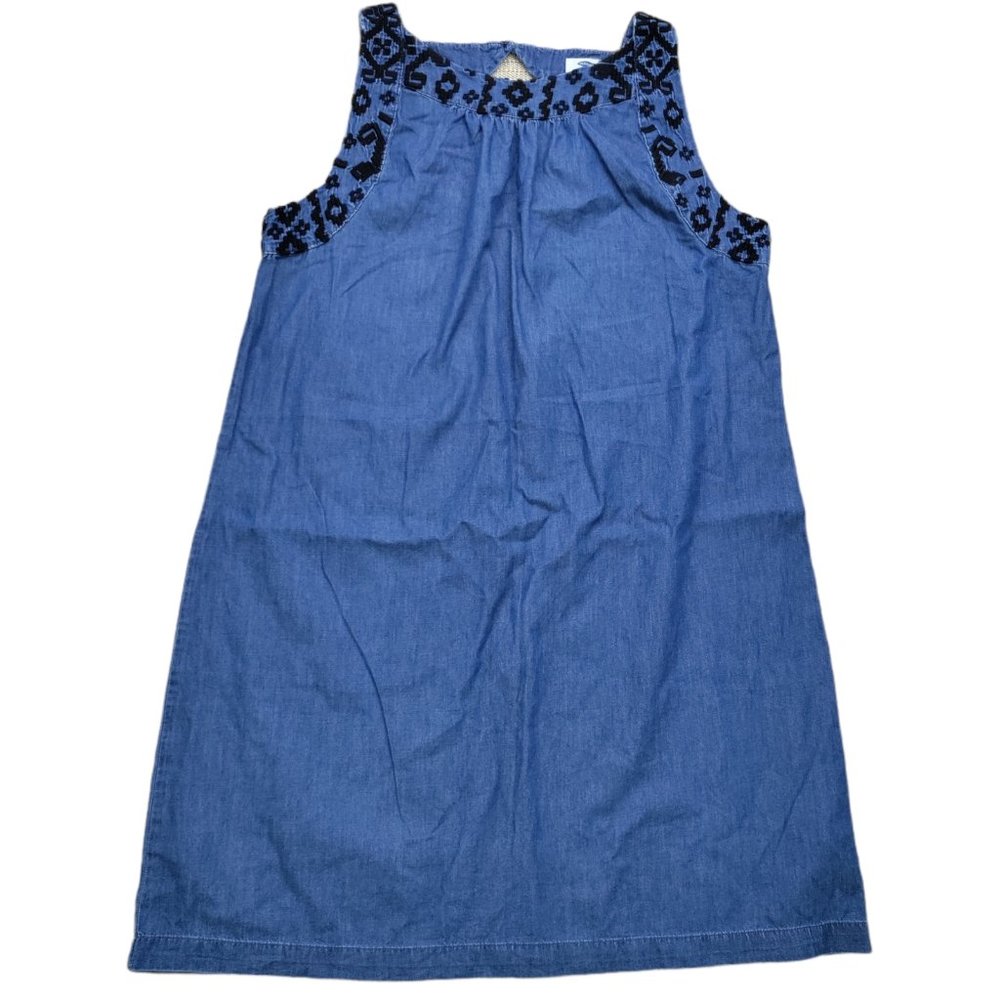 Old Navy Women Size L Tunic Dress Blue Sleeveless